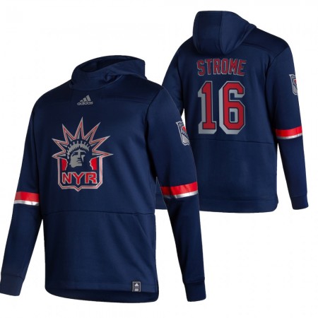 Miesten NHL New York Rangers Ryan Strome 16 2020-2021 Reverse Retro Pullover Hooded Sweatshirt